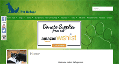 Desktop Screenshot of petrefuge.com