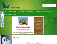 Tablet Screenshot of petrefuge.com